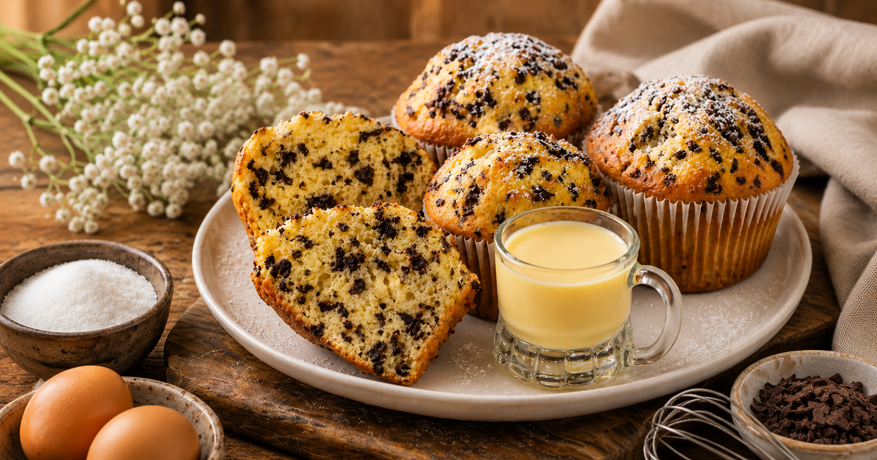 Eierlikör-Muffins – saftig, locker & herrlich aromatisch