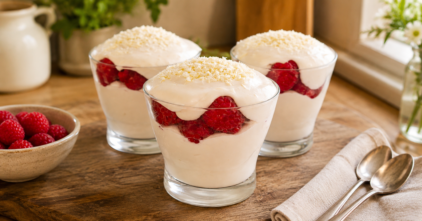 Mascarpone-Himbeer-Quark-Dessert – Cremig, fruchtig und der perfekte Nachtisch zum Vorbereiten