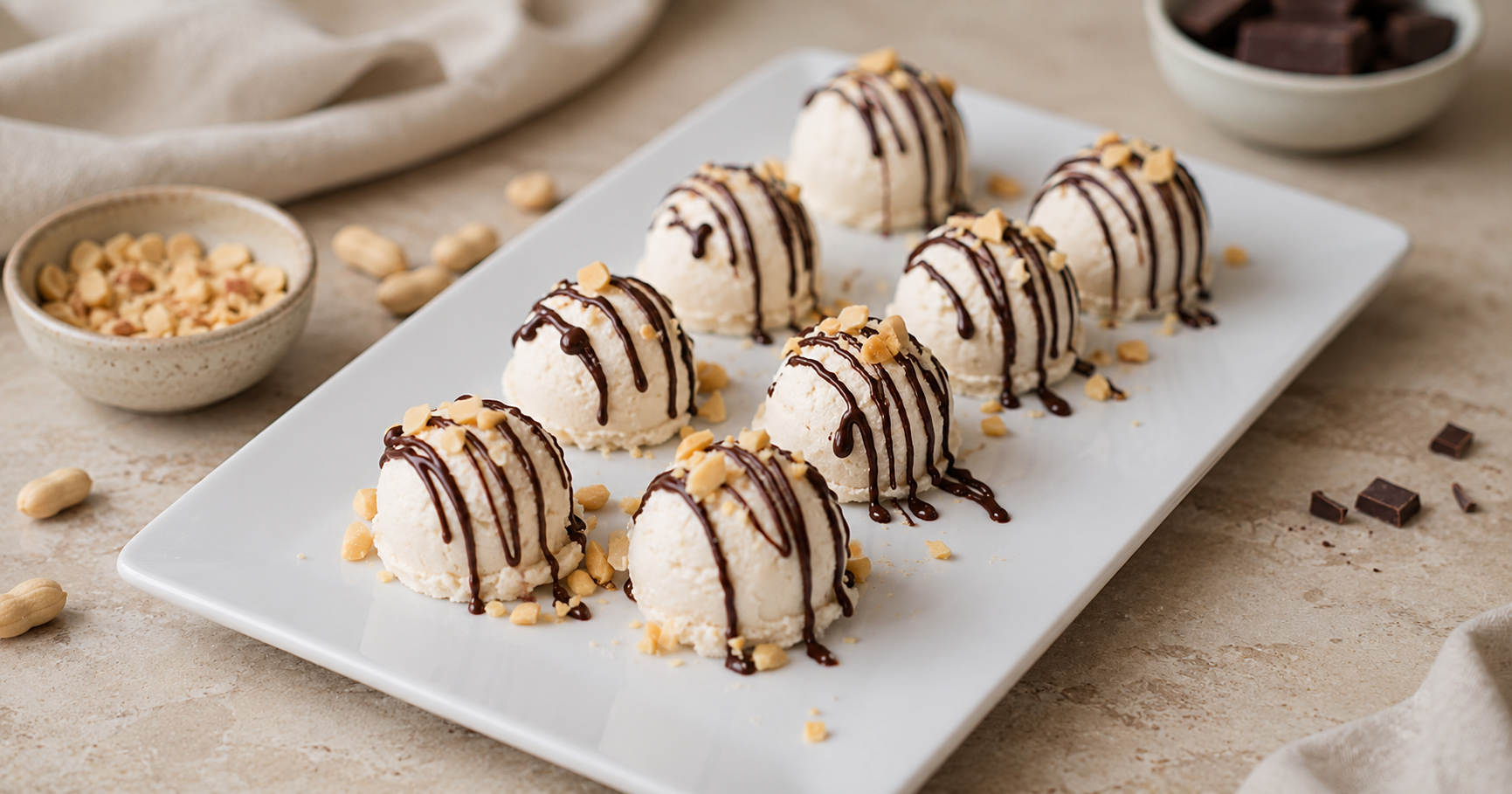 Fit-Ricotta-Kugeln mit Schokolade – Proteinreich und ohne raffinierten Zucker