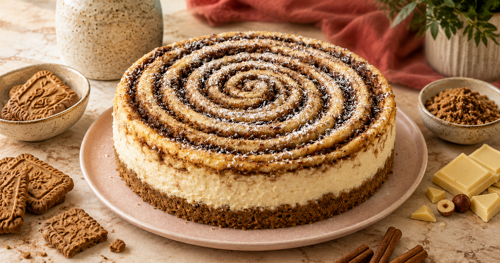 Zimtschnecken-Käsekuchen – unglaublich cremig mit knusprigem Zimt-Topping