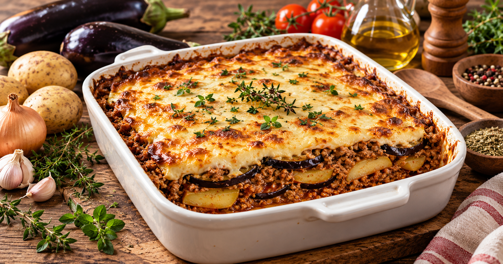 Moussaka – würzig, herzhaft & ein griechischer Klassiker